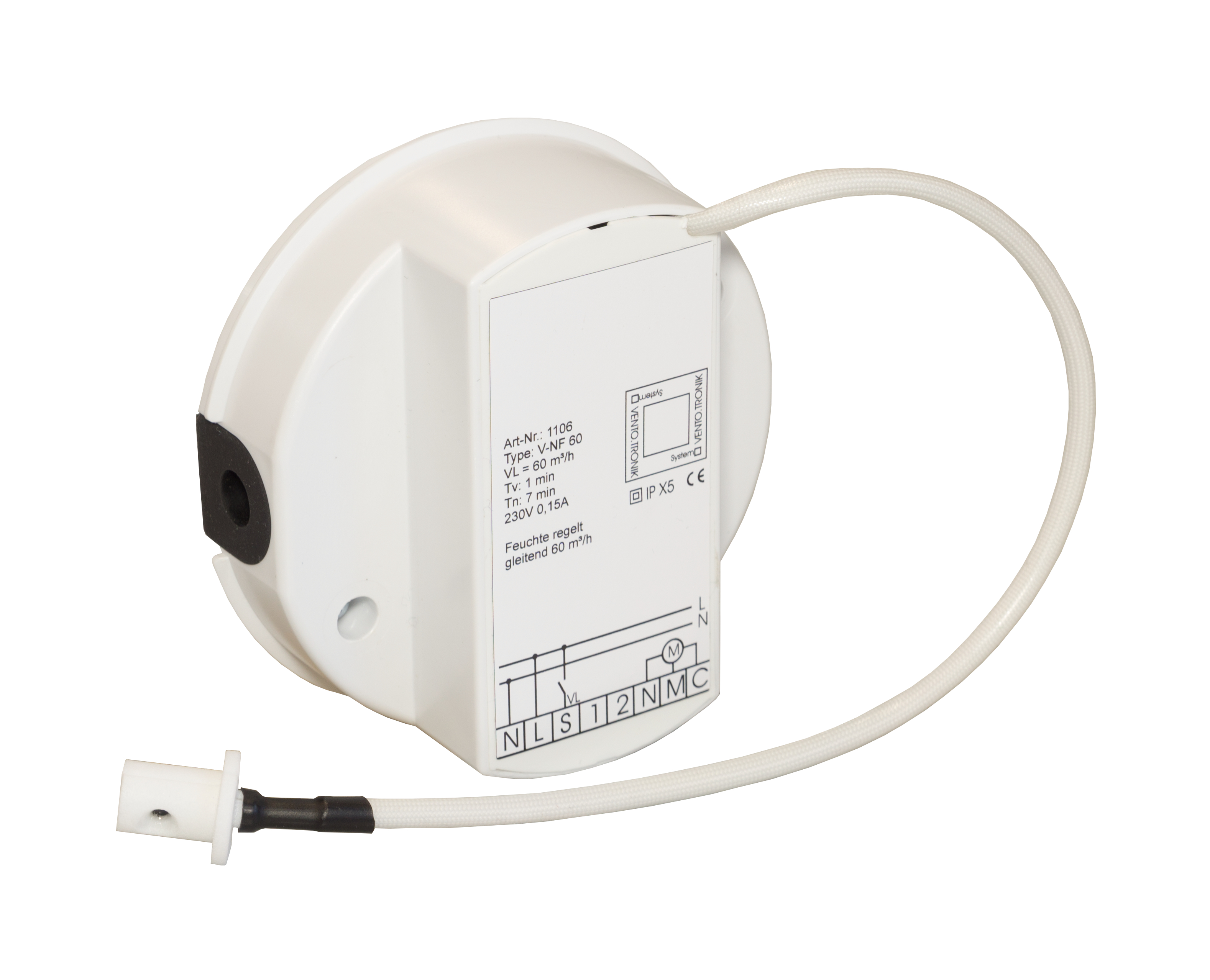 S&P V-NF 30/60 - Steuermodul, 30/60, Hygrostat, Nachlauf - 8020283608