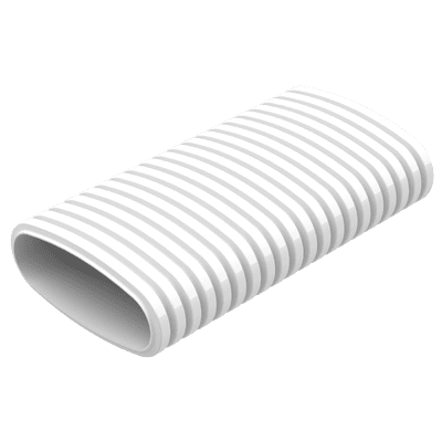 Helios FRS-R 51 - Flexibles Lüftungsrohr Oval 51x114, 20m - 03850