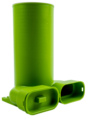 Wolf Anschlussteil für Flachkanal 50x100 Ventil DN125, 90Grad, L:240mm - 2576172