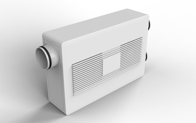 Pax Schalldämmlüfter mit Wärmerückgewinnung von Inventer
