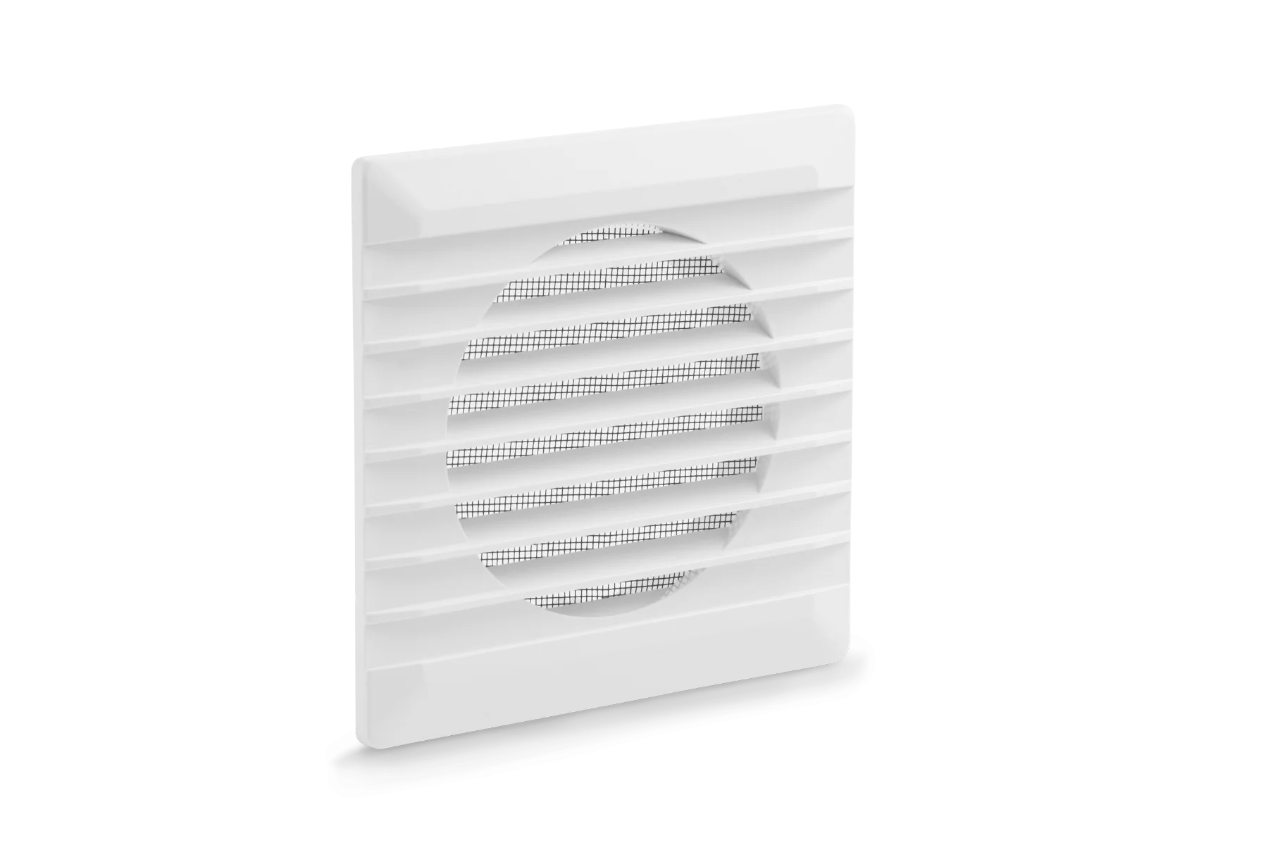 Außengitter 140 x 140 mm weiß eckig - für Abluftventilatoren Leaf Ventilation - 704016