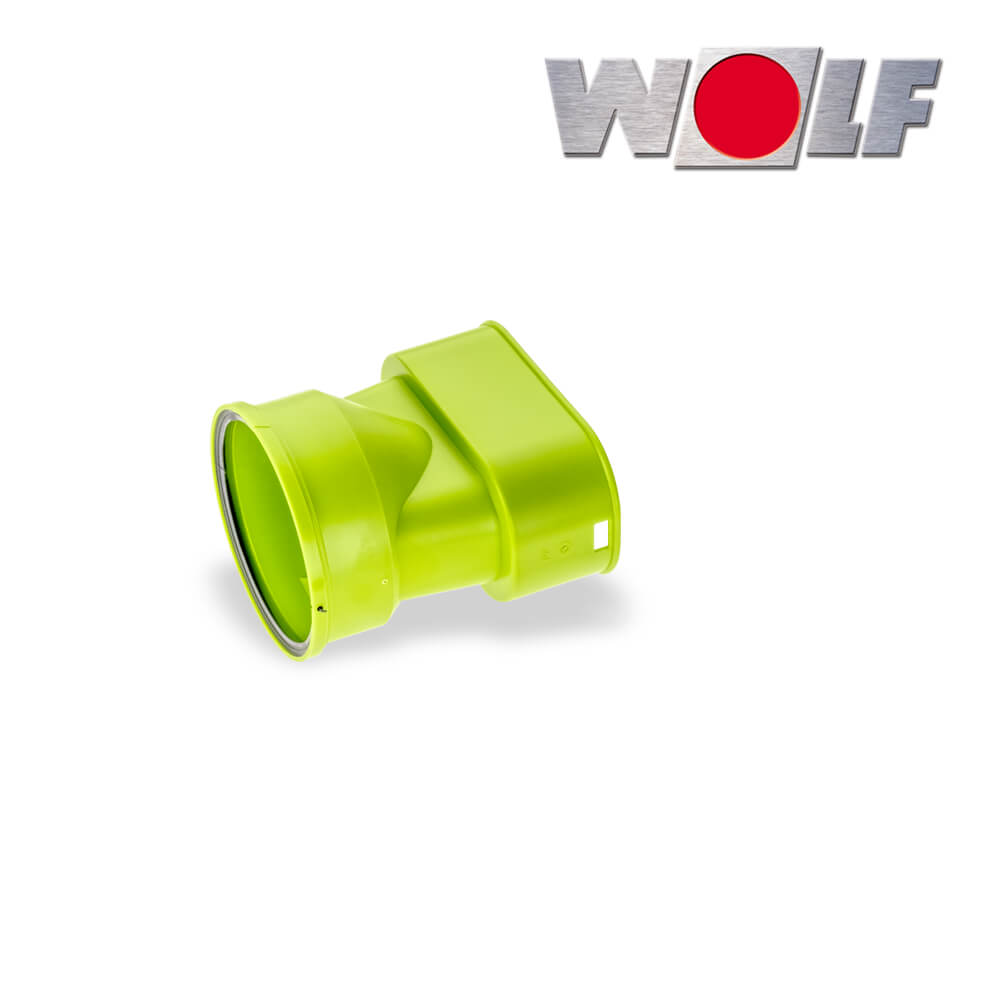 Wolf Adapter Flachkanal 50x100 zum Anschluß an Luftverteiler - 2577599
