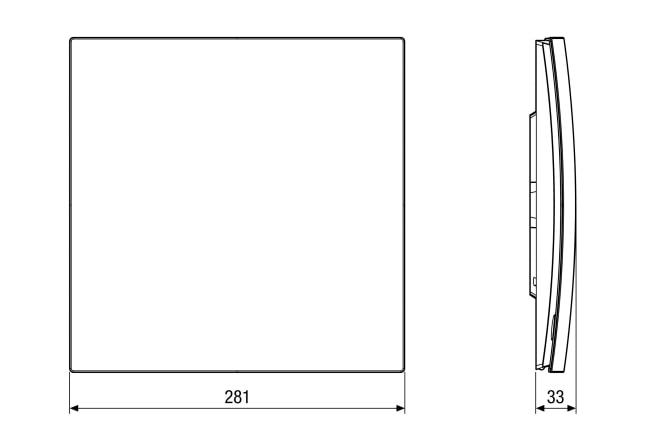 Maico Abdeckung ER Maßzeichnung