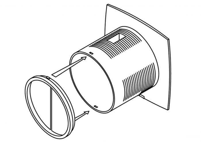 Rückschlagfolie für Leaf Axial 4 - Leaf Ventilation - 531298