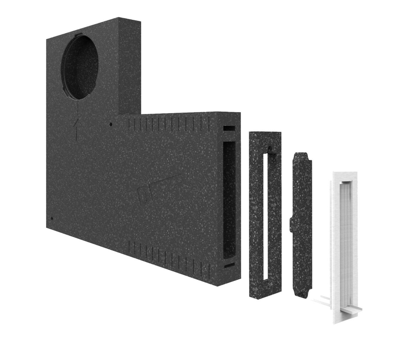 Leaf Laibungselement - Fenster Lüftungsanschluß - 704177