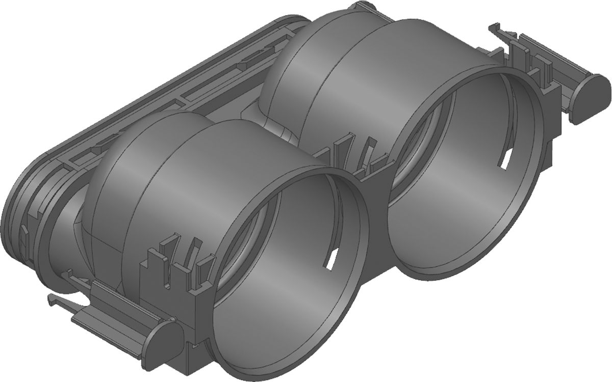 Anschluss-Stück Rundkanal   - Viessmann